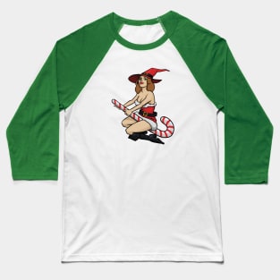 Xmas Witch Baseball T-Shirt